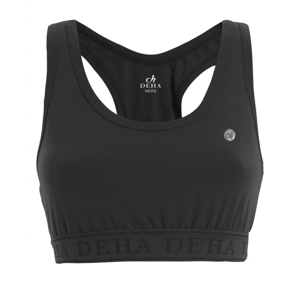 Deha Γυναικείο Αθλητικό Μπουστάκι Μαύρο A00100-10009