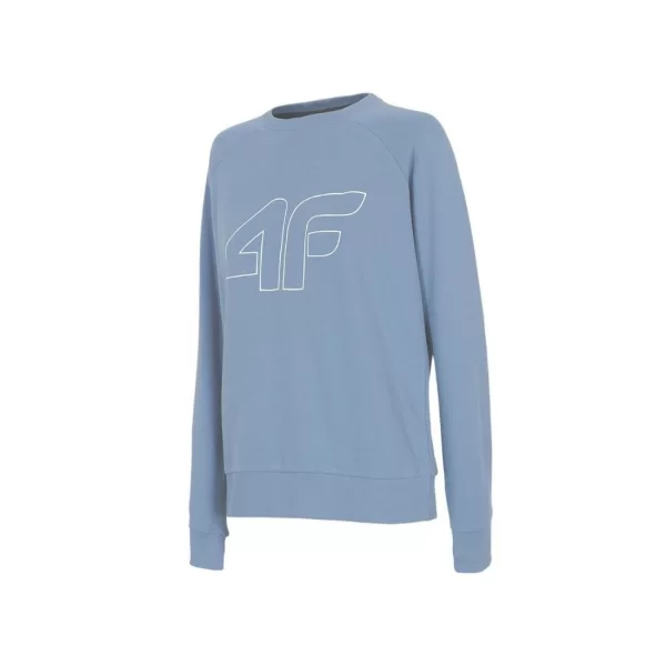 4F Γυναικείο Φούτερ Μπλε H4Z22-BLD350-32S