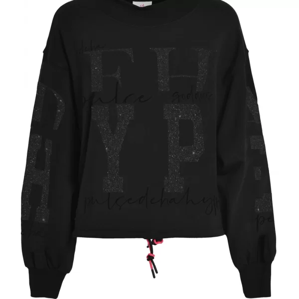 Deha Cropped Γυναικείο Φούτερ Μαύρο B74862-10009