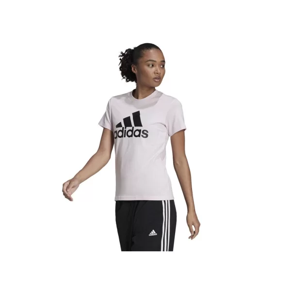 Adidas Loungewear Essentials Γυναικείο Αθλητικό T-shirt Almost Pink HC9274