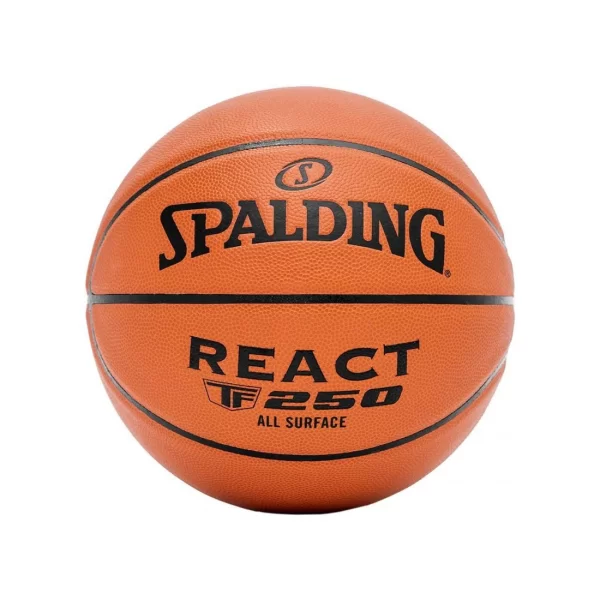 Spalding React TF-250 Μπάλα Μπάσκετ Indoor / Outdoor 76-801Z1