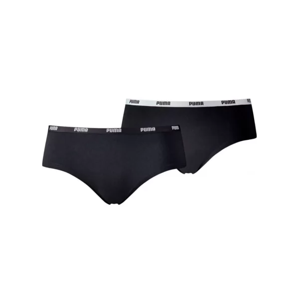 Puma Puma Hipster 2Pack Γυναικεία Boxer 2Pack Μαύρα 907852-03