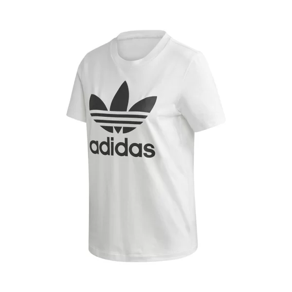 Adidas Trefoil Γυναικείο Αθλητικό T-shirt Λευκό FM3306