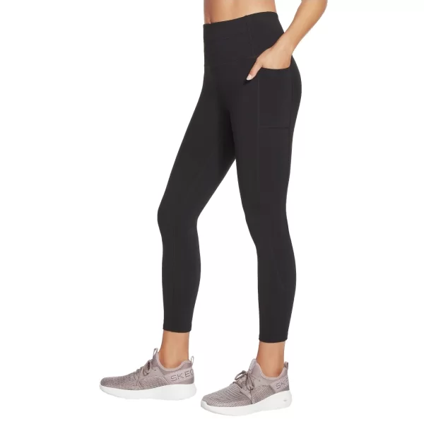Skechers Skechers Training Γυναικείο Cropped Κολάν Ψηλόμεσο Μαύρο W03LG31B-BLK