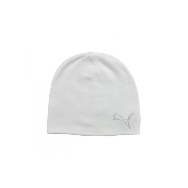 Puma Beanie Γυναικείος σκούφος σε άσπρο χρώμα 842926-02