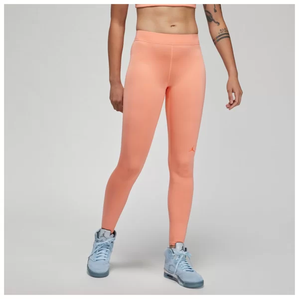 Jordan Women's 78 Logo Leggings Crimson BlissRush Orange DD7007693 MBS