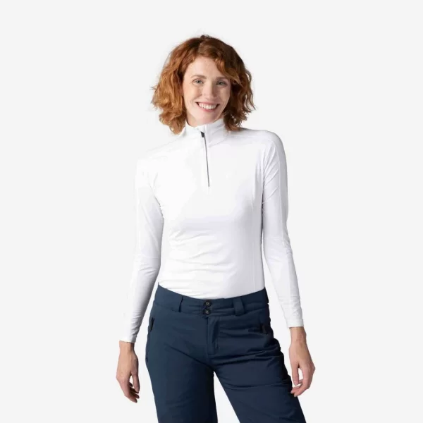 Rossignol W Classique 12 Zip Sweatshirt White