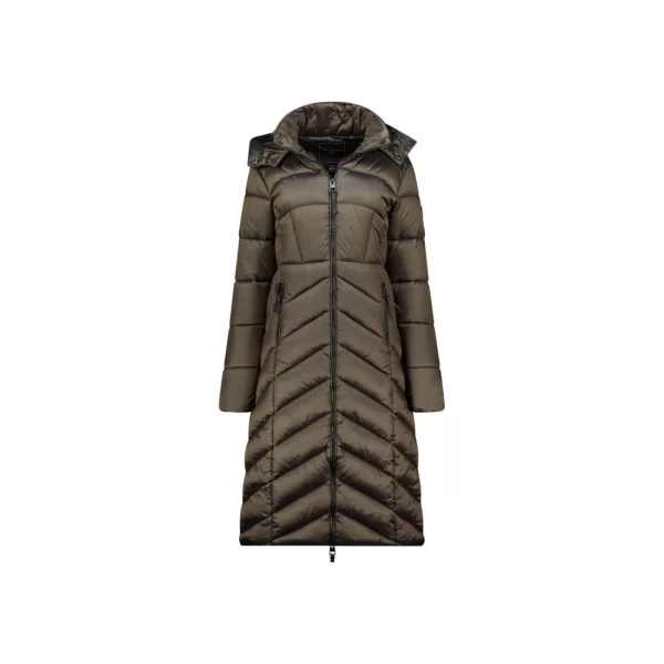 Geographical Norway Blanche Long Kaki DB Lady 0116 Kaki Women's Jacket WZ5491FGNKaki