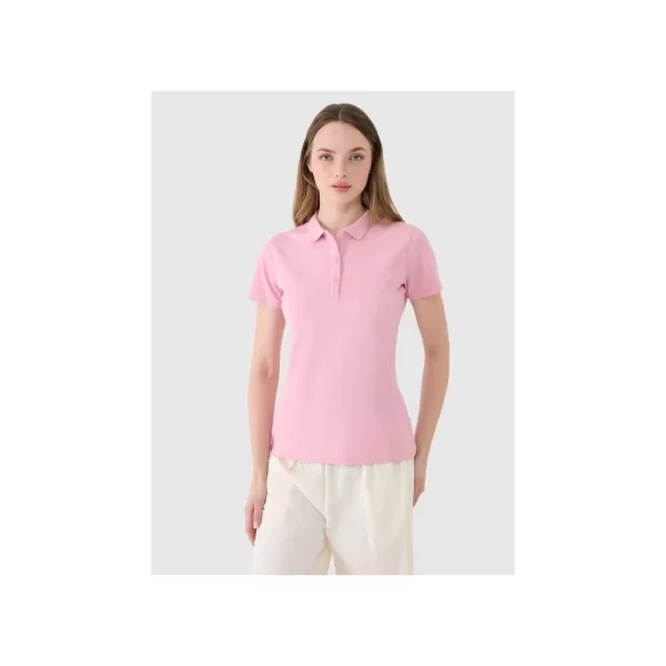 Women's slim polo shirt 4F 4FWMM00TPTSF36556S