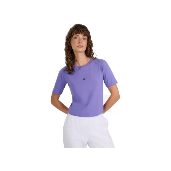 Women's Tshirt 4F F2971 purple 4FWAW25TTSHF2971 51S