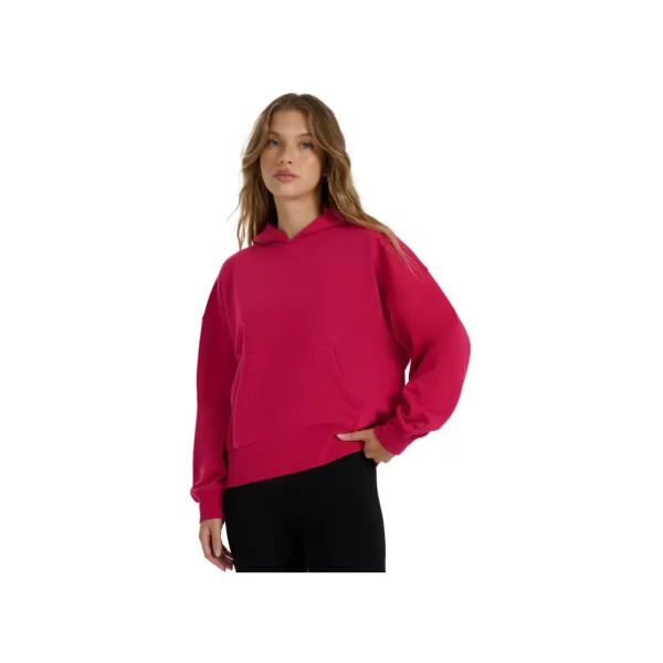 4F Women's sweatshirt 4F F1887 dark pink 4FWAW25TSWSF1887 53S