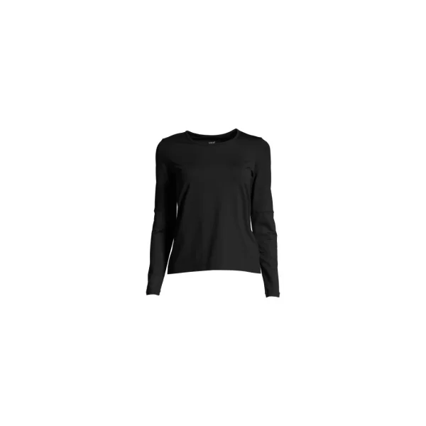 CASALL Essential Mesh Detail Long Sleeve Tshirt black