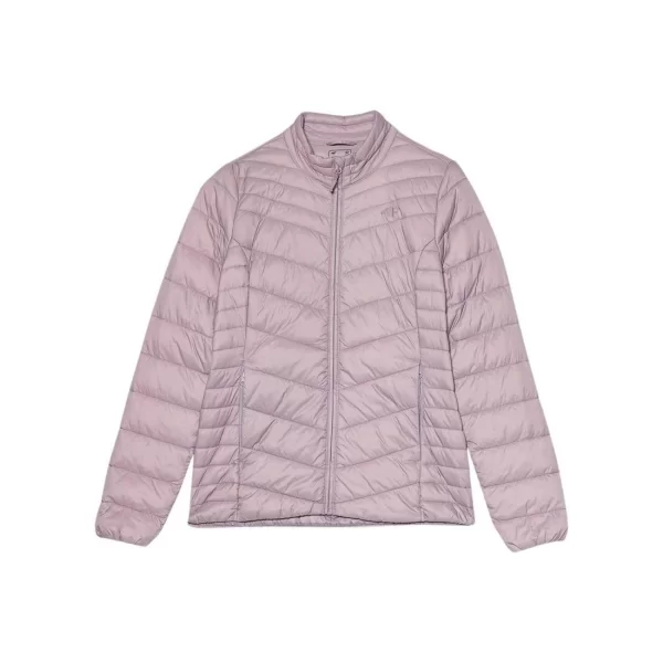 4F Μακρύ Γυναικείο Αμάνικο Puffer Μπουφάν Ροζ 4FSS23TDJAF093-83S
