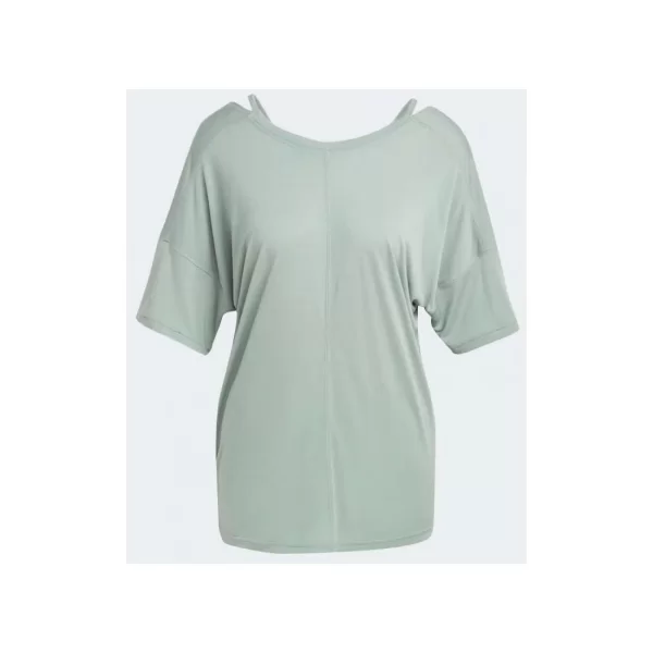 Adidas Γυναικείο Αθλητικό T-shirt Fast Drying Τιρκουάζ HR5078