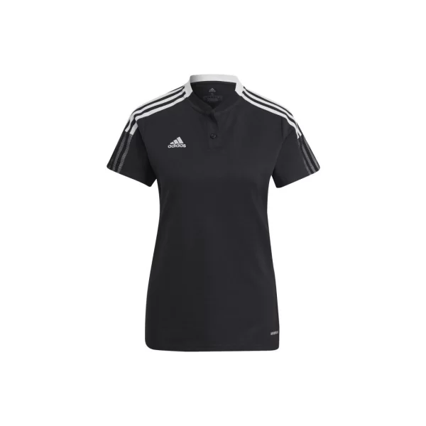 ADIDAS PERFORMANCE Adidas Tiro 21 Polo Γυναικείο Αθλητικό T-shirt Μαύρο GM7352