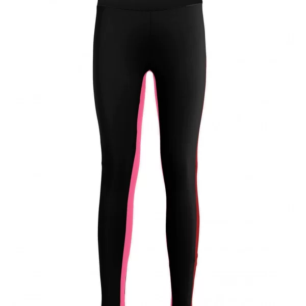 Deha Microfibre Colour Block Leggings B7477610009 Μαύρο