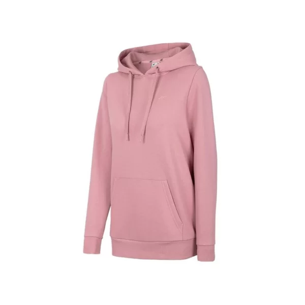 4F Γυναικείο Φούτερ Ροζ H4Z22-BLD352-56S