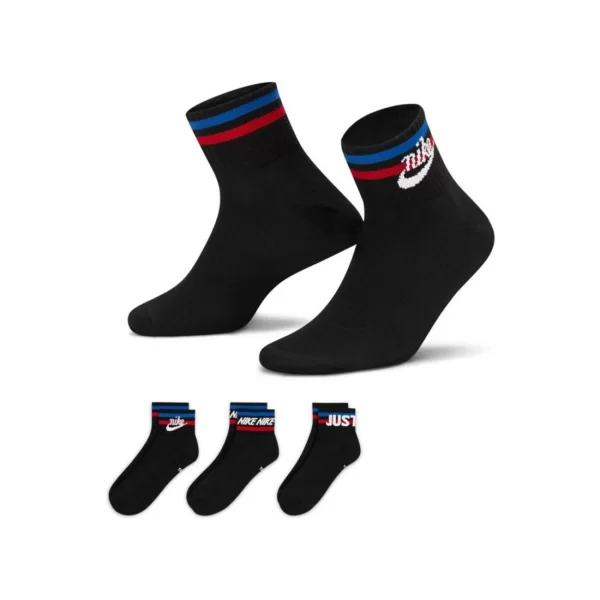 Nike Nike Everyday Essential DX5080-010 Αθλητικές Κάλτσες Μαύρες 3 Ζεύγη