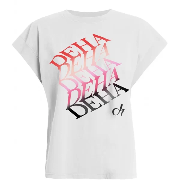 Deha Eco-Wear Graphic T-Shirt B64520-10001 Λεύκο