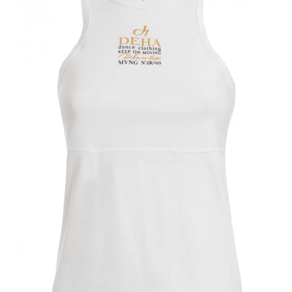 DEHA Deha B64031 Αμάνικο Γυναικείο Top Λευκό