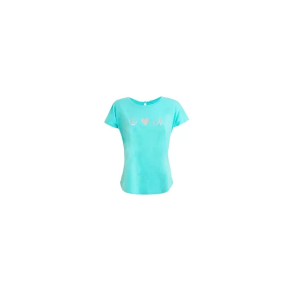 Deha Eco-Wear Yoga T-Shirt B64302-55601 Τυρκουάζ
