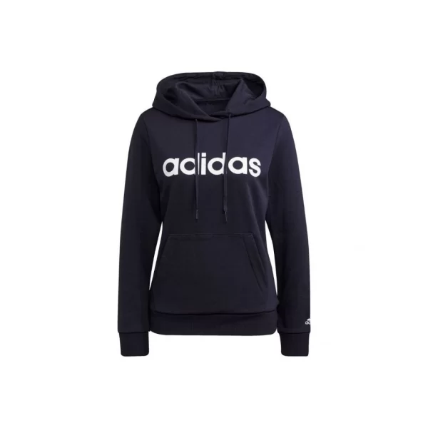 Adidas Essentials Γυναικείο Φούτερ με Κουκούλα Navy Μπλε H07797