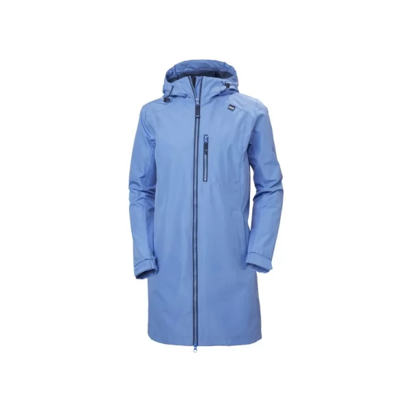 Helly Hansen Μακρύ Γυναικείο Μπουφάν Παρκά για Άνοιξη/Φθινόπωρο Γαλάζιο 55964 619