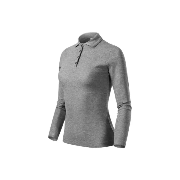 Malfini Malfini Γυναικεία Διαφημιστική Μπλούζα Μακρυμάνικη σε Γκρι Χρώμα MLI-23112