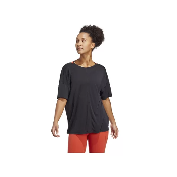 Adidas Γυναικείο Αθλητικό T-shirt Fast Drying Τιρκουάζ HR5078