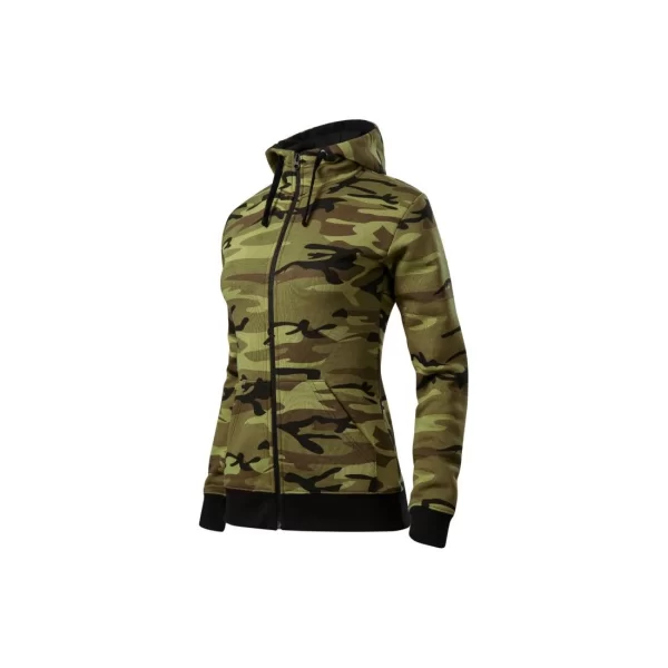 Malfini Malfini Γυναικεία Ζακέτα Φούτερ Πράσινη MLI-C2034