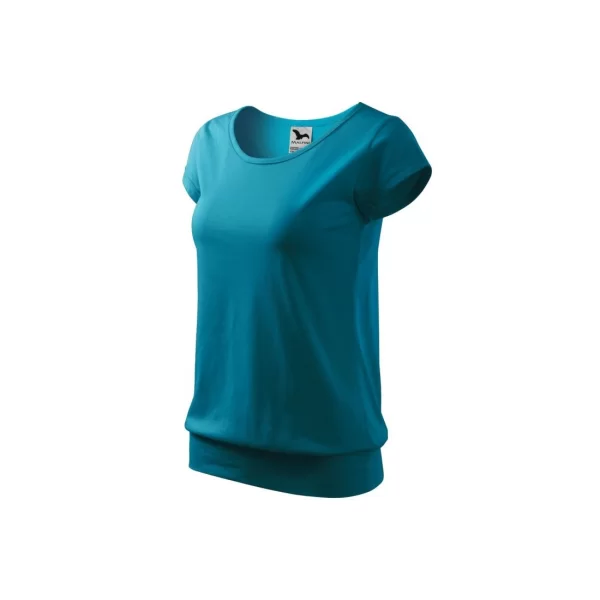 Adler Adler Γυναικείο Διαφημιστικό T-shirt Κοντομάνικο σε Μπλε Χρώμα MLI-12059