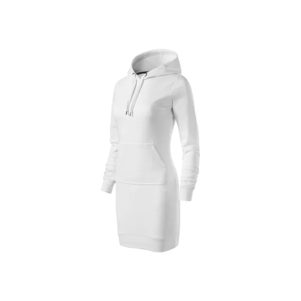Malfini Mini Φόρεμα με Κουκούλα Λευκό MLI-41900