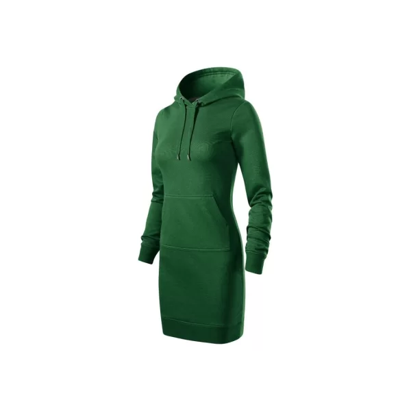 Malfini Mini Φόρεμα με Κουκούλα Πράσινο MLI-41906