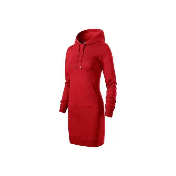 Malfini Mini Φόρεμα με Κουκούλα Κόκκινο MLI-41907