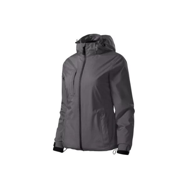 Malfini Κοντό Γυναικείο Μπουφάν για Χειμώνα Γκρι MLI-53436