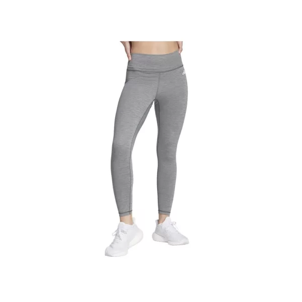 Adidas ESSENTIALS Training Γυναικείο Cropped Κολάν Ψηλόμεσο Γκρι IM0510