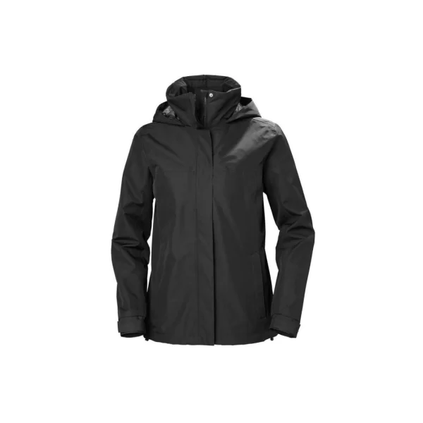 Helly Hansen Aden Γυναικείο Αθλητικό Μπουφάν Αδιάβροχο Μαύρο 62650-990