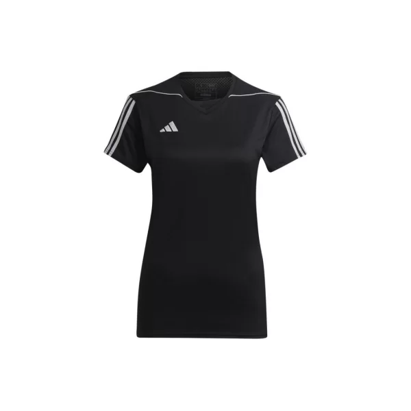 Adidas Tiro 23 League Γυναικείο Αθλητικό T-shirt Fast Drying Μαύρο HR4612