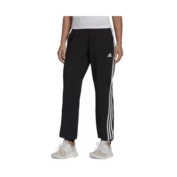 Adidas Trainicons 3 Stripes Παντελόνι Φόρμας με Λάστιχο Μαύρο H59081