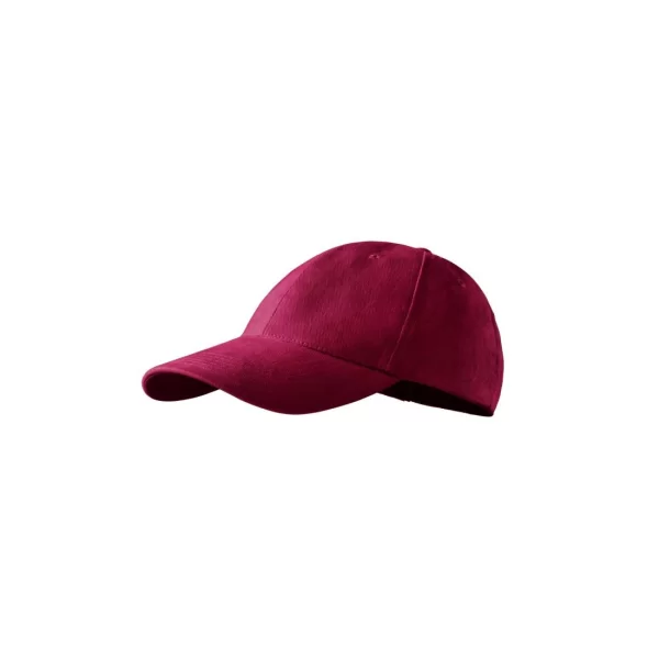 Unisex cap 6P garnet