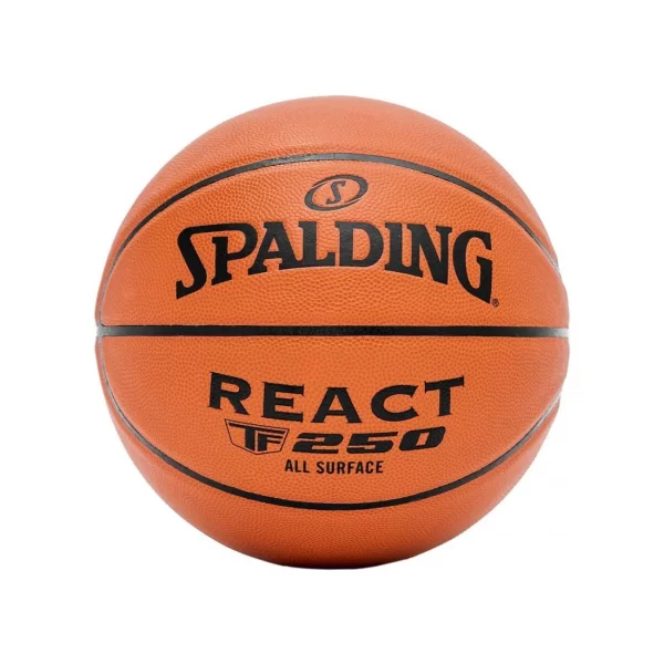 Spalding React TF-250 Μπάλα Μπάσκετ Indoor/Outdoor 76-803Z