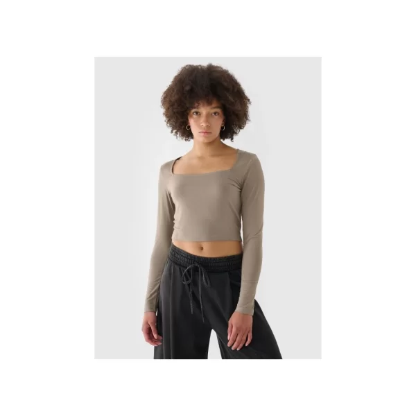 Longsleeve slim smooth women's 4F 4FRSS24TLONF49982S