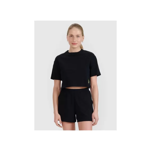 Women's crop top tshirt 4F 4FWSS25TTSHF197720S