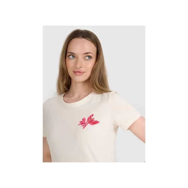 Women's regular printed Tshirt 4F 4FRSS25TTSHF269311S