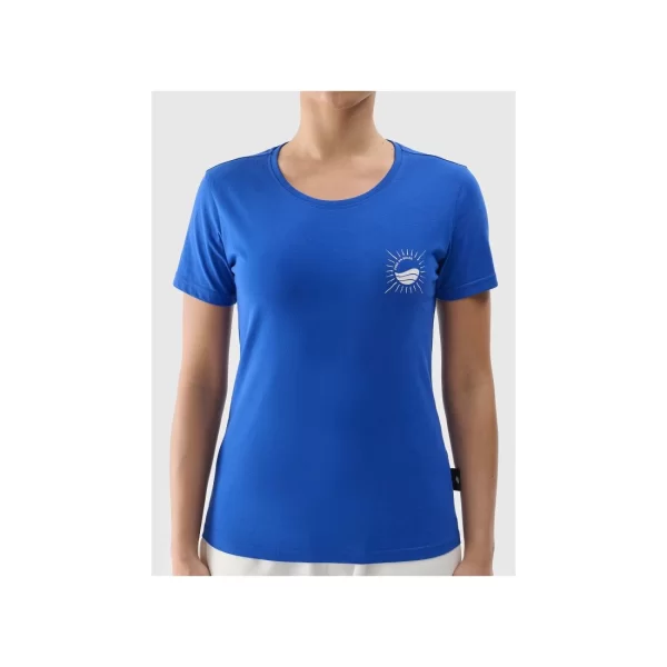 Women's regular printed Tshirt 4F 4FRSS24TTSHF254736S