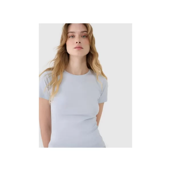 Women's slim Tshirt with modal 4F 4FWSS25TTSHF199534S