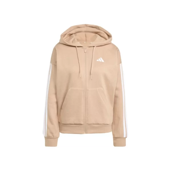 adidas Essentials 3Stripes FullZip Fleece Hoodie W JX7706