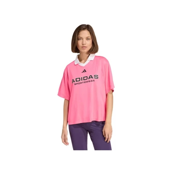 ADIDAS PERFORMANCE Adidas Tiro Q4 women's tshirt pink JN2747