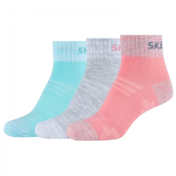 Skechers Skechers 3PPK Wm Mesh Ventilation Quarter Socks SK420223060