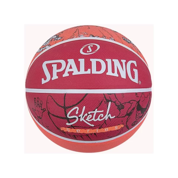 Spalding Sketch Dribble Μπάλα Μπάσκετ Outdoor 84-381Z1